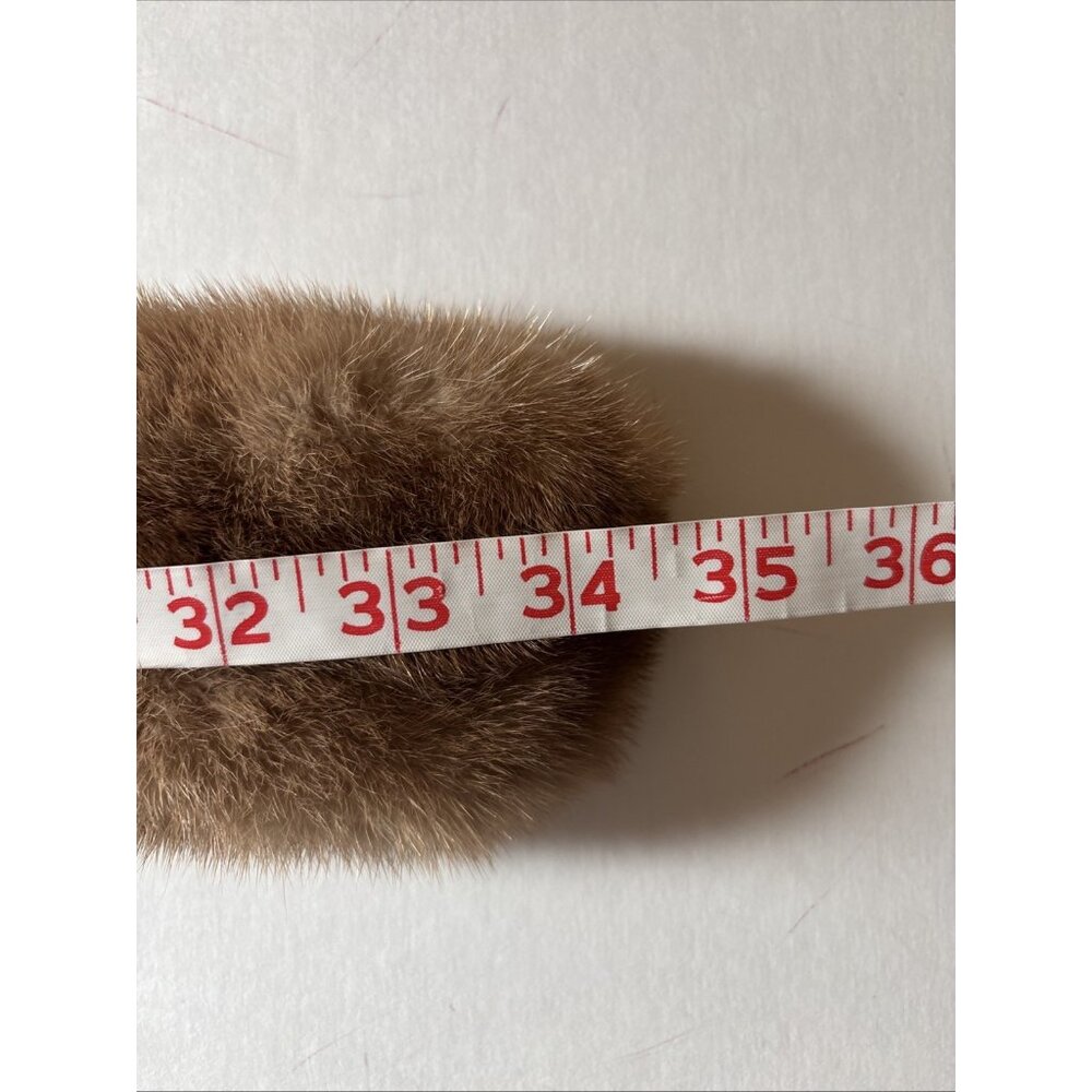 Davidsons Of Indianapolis Mink Collar Or Stole Vintage Brown - Picture 7 of 7